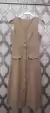 DOMI MODAS Vestido Chemise Alfaiataria Gabardine Midi Botões Frontais 195 - Domi Modas