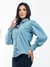 Domi Modas Camisa Feminina Jeans 6244 na internet