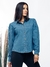 Domi Modas Camisa Feminina Jeans 6244 na internet