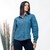 Domi Modas Camisa Feminina Jeans 6244 - Domi Modas