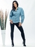 Domi Modas Camisa Feminina Jeans 6244