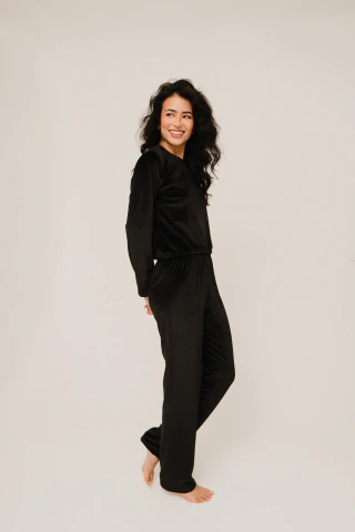 Conjunto Pijama Wet Veludo Longo Feminino - comprar online