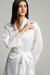 Robe Manjar Curto Manga Longa Seda Feminino - comprar online