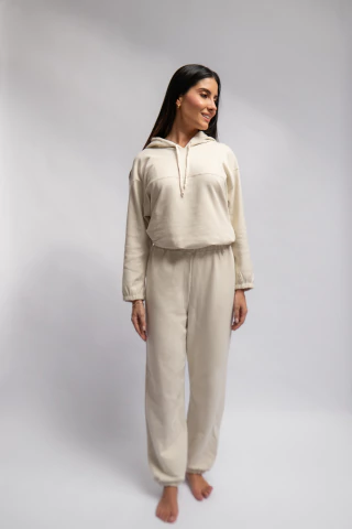 Conjunto Pijama Glace Moletom Longo Feminino