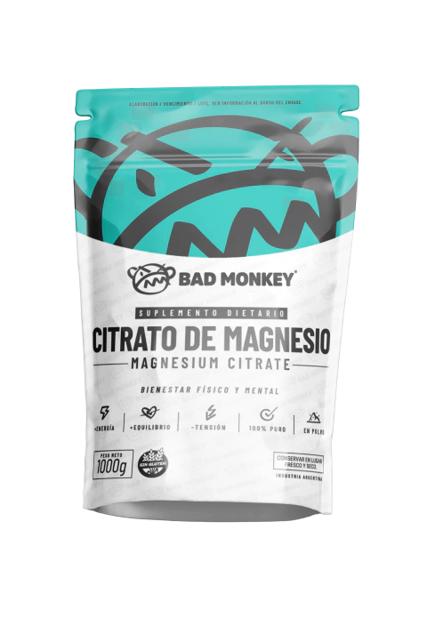 Citrato de Magnesio 1000g Bad Monkey - comprar online