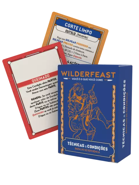 Wilderfeast RPG - Baralho "Técnicas e Condições" - comprar online