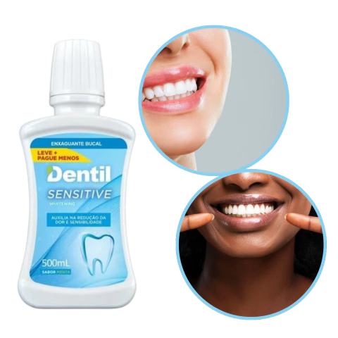Enxaguante Bucal Dentil Sensitive Menta 500ml