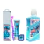 Kit Premium Escova Rosa + Enxaguante Bucal Dentalclean Infantil Stitch Combo Completo - Pasta Cores Colecionáveis - comprar online