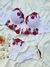 Conjunto Elegance Cropped com Detalhes Sofisticados - Branco com Rosas na internet