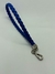 Hand Strap Couro Eco Azul Marinho + Placa de Aço