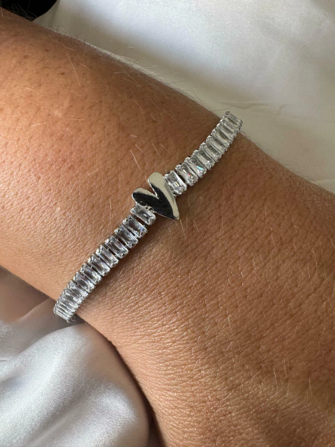 Pulseira Gravatinha Coração Abstrato Riviera - comprar online