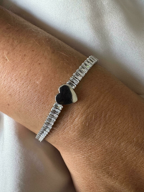 Pulseira Gravatinha Coração Riviera - comprar online