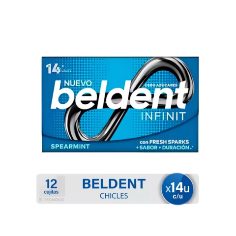 CHICLES BELDENT INFINIT X 14 U