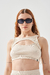 Top "Blackout" Beige - comprar online