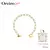 Pulsera Oreiro Love flor dorada