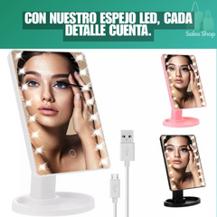 LED REFLEX® - ESPEJO LED PORTÁTIL RECARGABLE - Sales shop