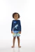 CONJUNTO CAMISETA MALHA UV E SHORT EM MICROFIBRA - 193921 AZUL ESCURO