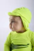 MACAQUINHO MANGA LONGA EM MALHA UV - AMARELO FLUOR 001728 - LOU Infantil