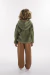 CONJUNTO BLUSAO PELO SINTETICO E CALCA EM MOLETOM - 180312 VERDE MUSGO - comprar online
