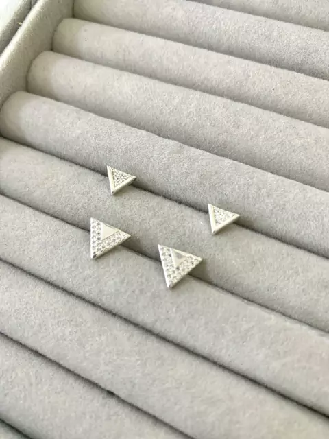 Dupla de Brincos Prata 925 - 10113