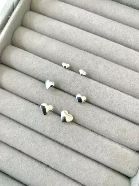 Trio de Brincos Prata 925 - 14095