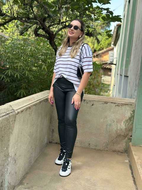 Legging Fosca Couro Pu