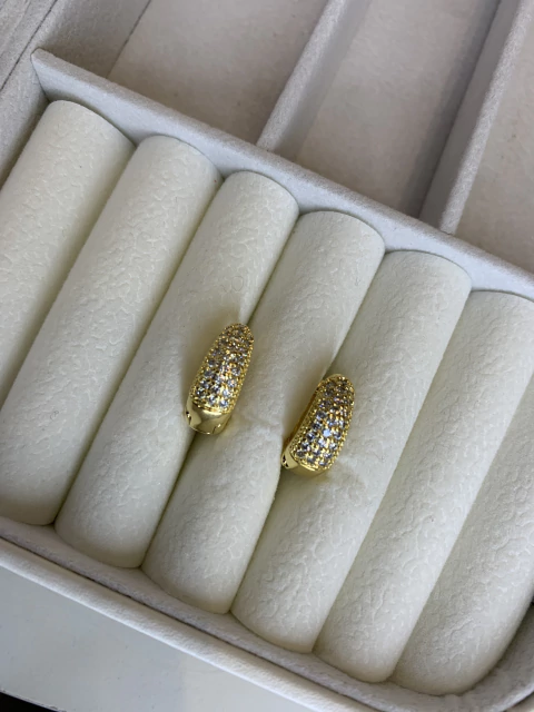 Argola Semijoia - 13590 - comprar online