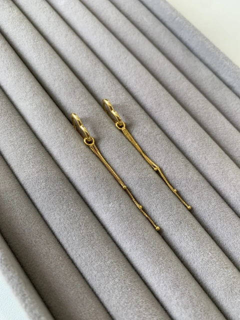 Argola Franja Semijoia - 14548 - comprar online