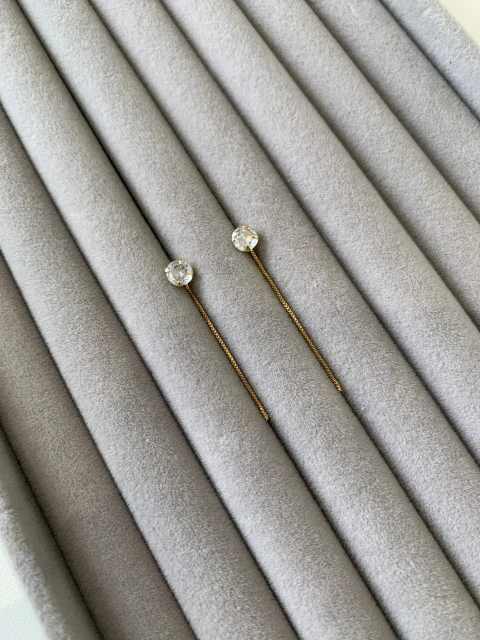 Brinco Franja Semijoia - 14532 - comprar online