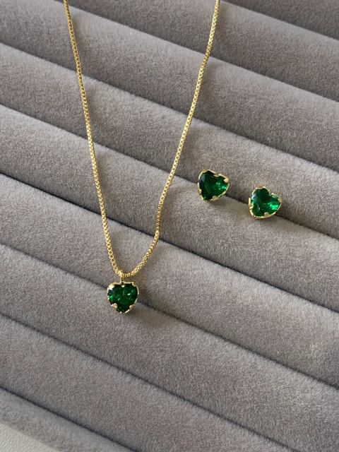 Conjunto Semijoia - 14474 - comprar online