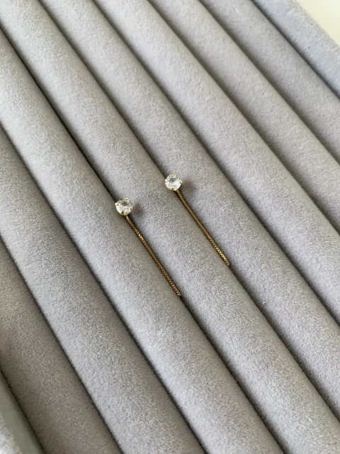 Brinco Franja Semijoia - 14531 - comprar online