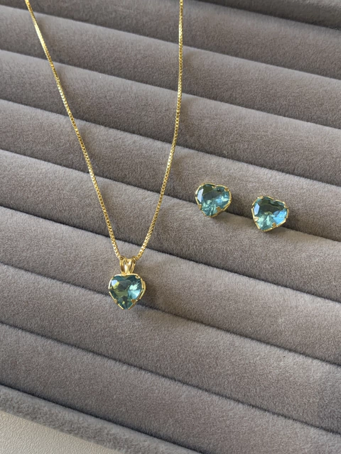 Conjunto Semijoia - 12360 - comprar online