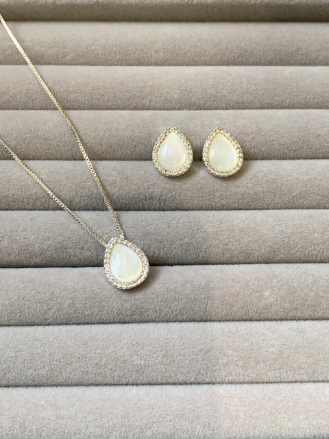 Conjunto Ródio - 12032 - comprar online