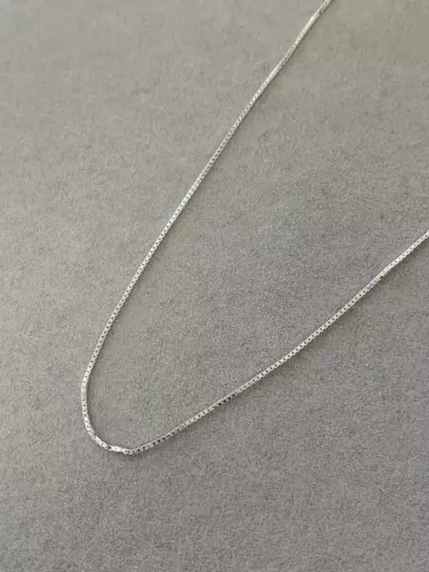 Corrente Veneziana 45cm Prata 925 - comprar online