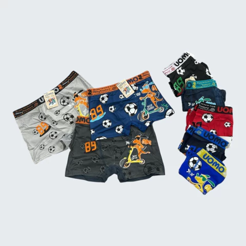 BOXER JUVENIL UOMO DISEÑOS SURTIDOS - CURVA TALLES 12 A 18 - MEDIA DOCENA - comprar online