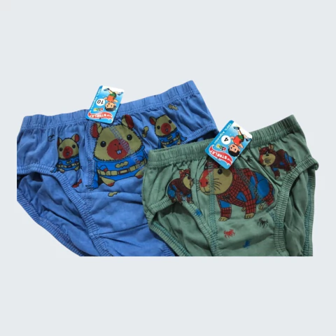 SLIP DE NENE ALGODON TALLES 2-14 - ESTAMPADOS SURTIDOS (MEDIA DOCENA) - comprar online