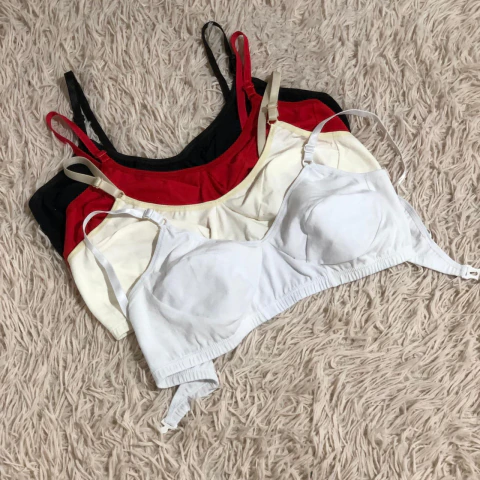 CORPIÑOS BRALETTE BEATRIZ LISO TALLES GRANDES - CURVA DE TALLES 5-9 (MEDIA DOCENA)