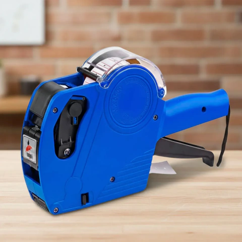 Etiquetadora De Precios 8 Dígitos Remarcadora color azul + Etiquetas