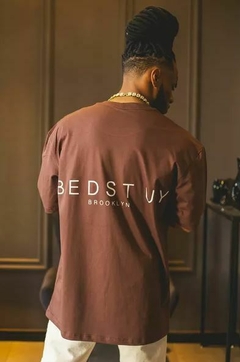 CAMISETA OVERSIZED BS BROOKLIYN MARROM - BED STUY BROOKLYN