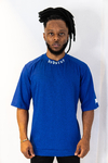 Camiseta Oversized Azul Escuro