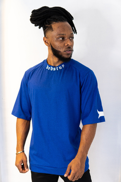 Camiseta Oversized Azul Escuro - comprar online