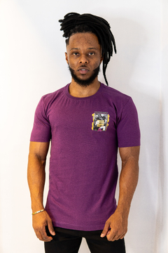 Camiseta Tradicional Travis Roxo