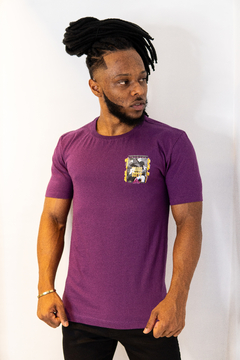 Camiseta Tradicional Travis Roxo - comprar online