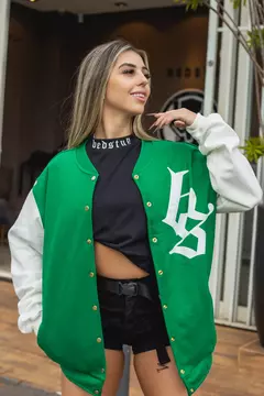 Jaqueta College Bed Stuy Verde