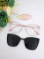 Clip on 45 rosa