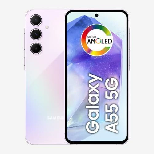 Samsung Galaxy A55 5G, Câmera Tripla Traseira de até 50MP, Selfie de 32MP, Nightography, Apagador de objetos, Design em