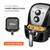 Fritadeira Sem Óleo Air Fryer 4L, Mondial, Preto/Inox, 1500W, 110V - AFN-40-BI - Mestre Eletro