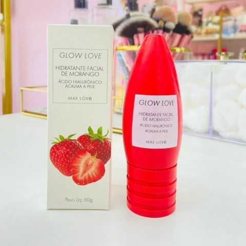 Hidratante Facial Glow Love (Max Love) - Morango