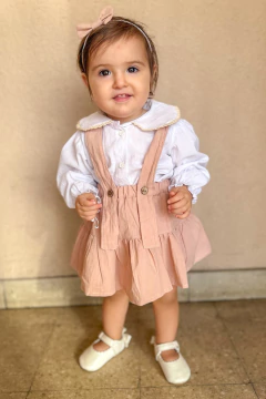 Pollera con tiradores - comprar online