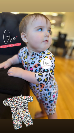 Catsuit Colorful Print - Gio Baby